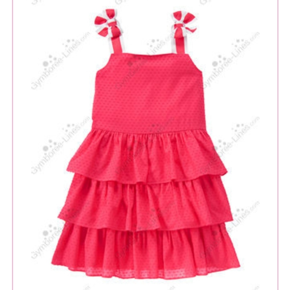 Gymboree Dress With Bow Straps Pretty Poppy